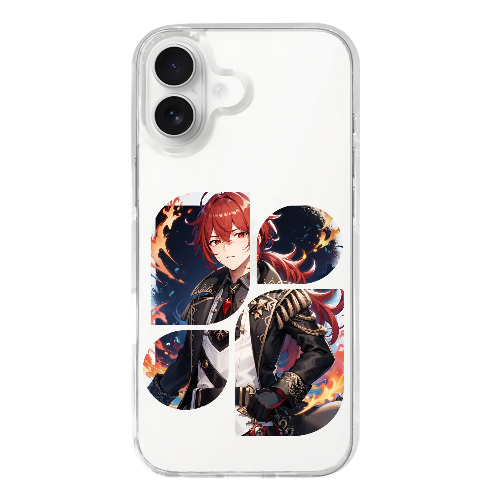 原 神 グッズ ディルック - iPhone 17シリーズ 透明スマホケース – 薄型・耐衝撃・精密フィット保護カバー